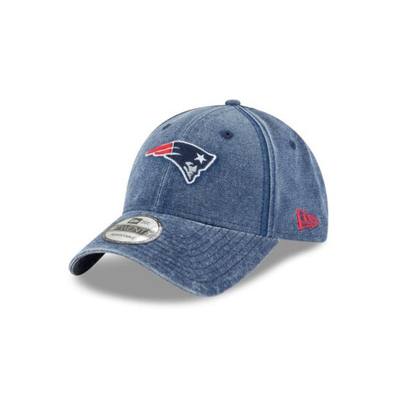 NFL New England Patriots Team Loyal 9Twenty Adjustable (DUG9816) - Blue New Era Caps